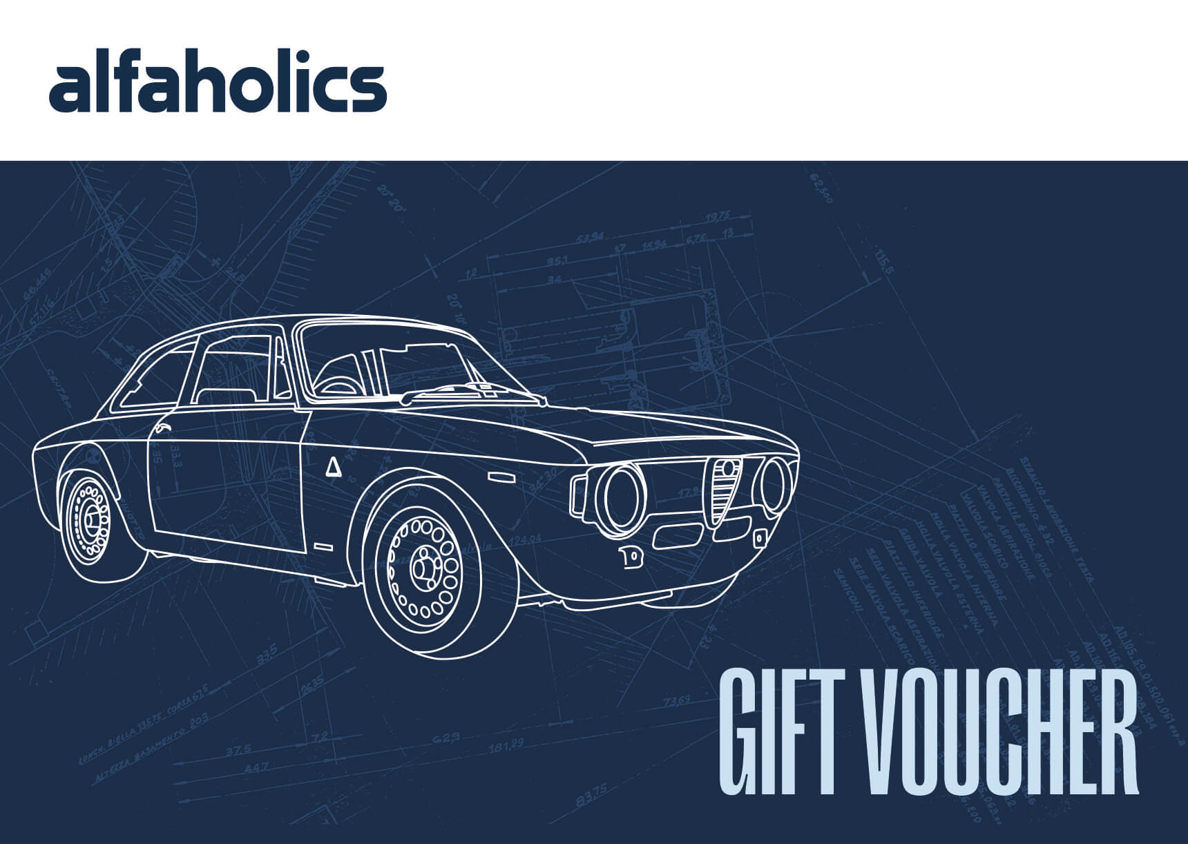 Alfaholics Gift Voucher